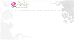 Desktop Screenshot of phxwomenshealthllc.com